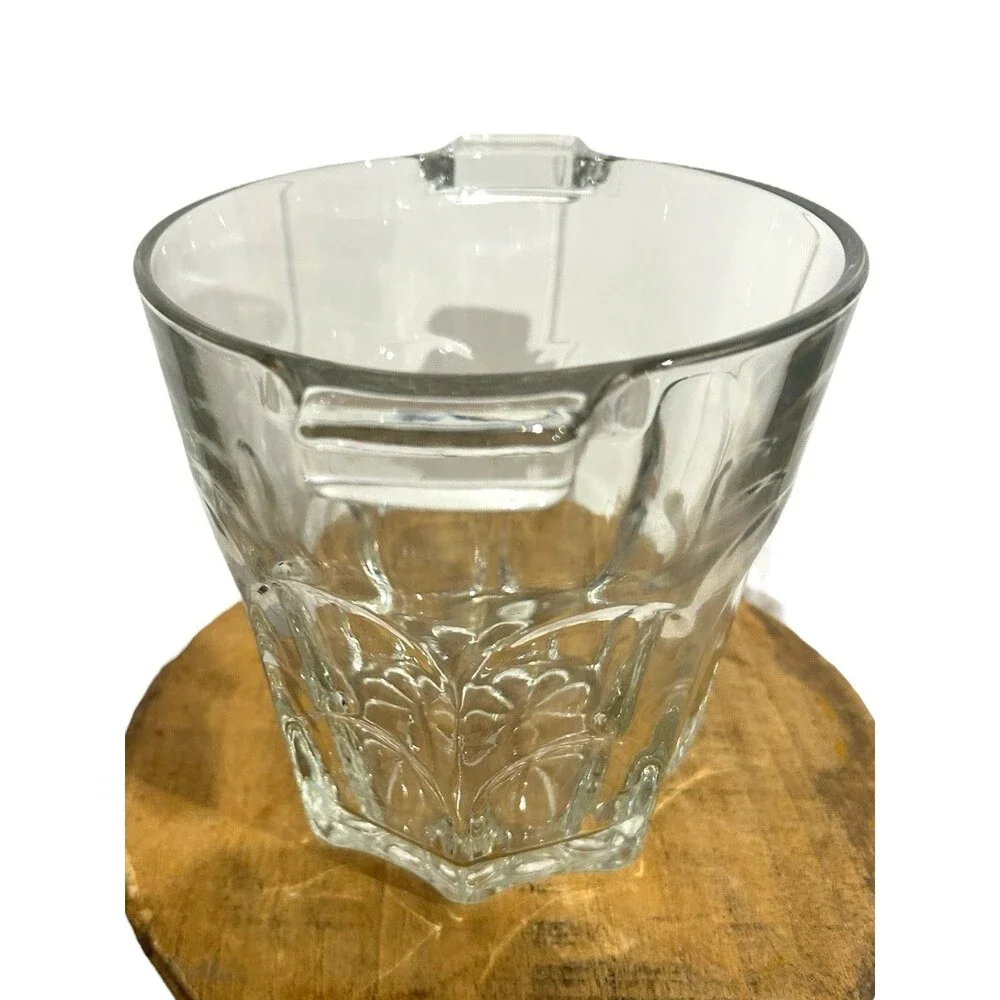 Vtg Lead Crystal Champagne Wine Cooler Ice Bucket 6
